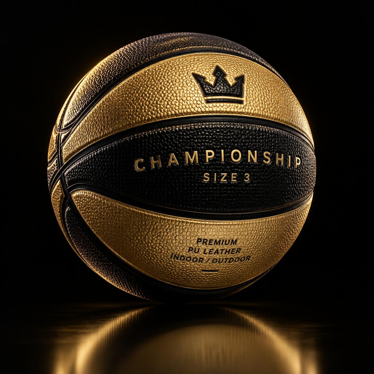 GOLD weighted mini basketball